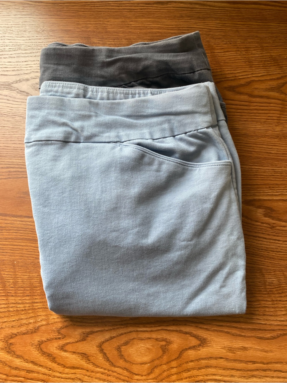 Effortless Stretch Pull-On Pants 2 pair